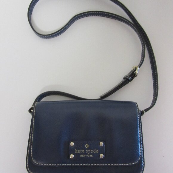 KATE SPADE Blue Mini Crossbody Purse - Picture 2 of 6